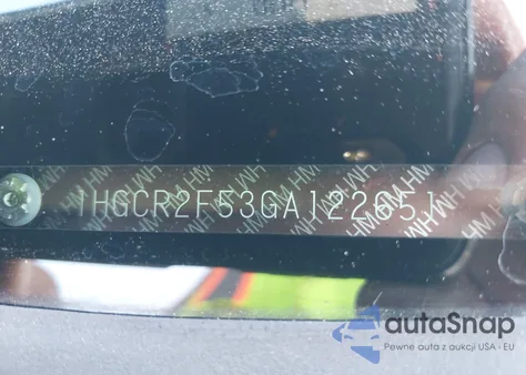 2016 Honda Accord Sport z USA, uszkodzony, nr VIN 1HGCR2F53GA122651